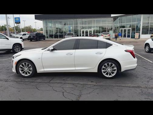 Crystal White Tricoat 2024 Cadillac CT5 Premium Luxury