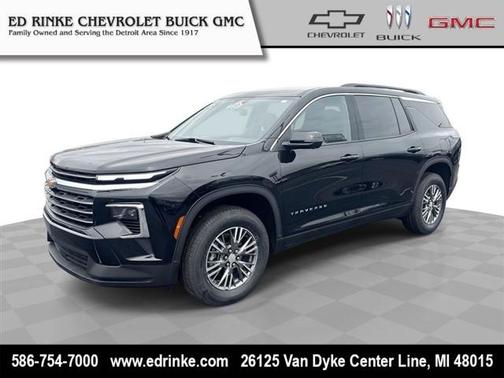Mosaic Black Metallic 2024 Chevrolet Traverse LT