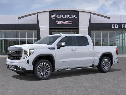 Glacier White Tricoat 2026 GMC Sierra 1500 Denali Ultimate