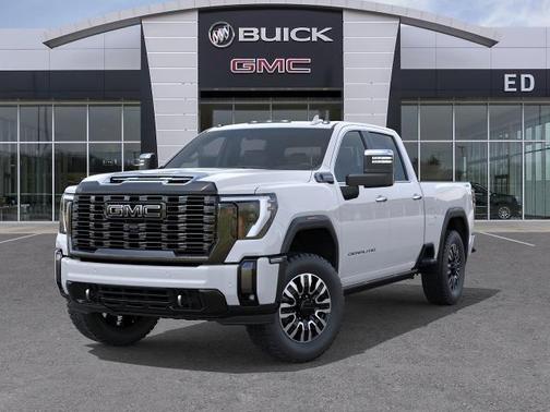 Glacier White Tricoat 2026 GMC Sierra 3500 Denali