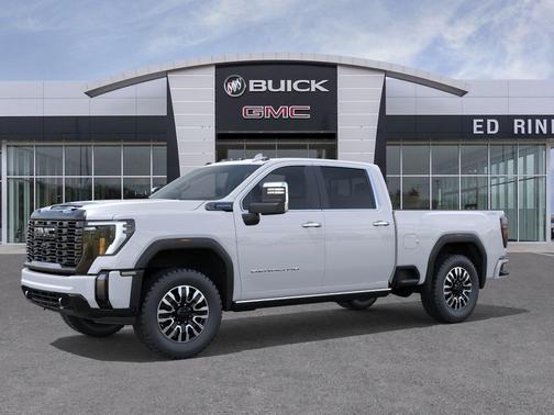Glacier White Tricoat 2026 GMC Sierra 3500 Denali