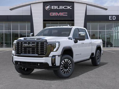 Glacier White Tricoat 2026 GMC Sierra 3500 Denali