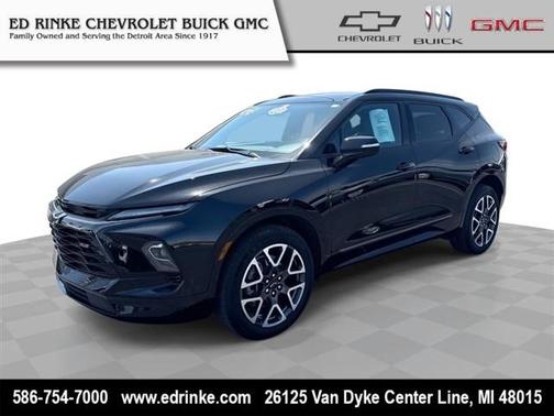 Black 2024 Chevrolet Blazer RS
