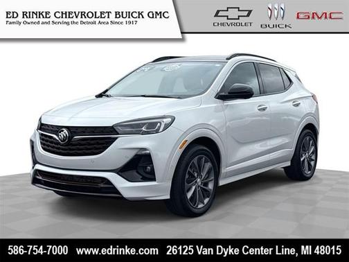 White Frost Tricoat 2021 Buick Encore GX Essence