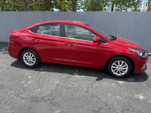 Red 2020 Hyundai Accent SEL