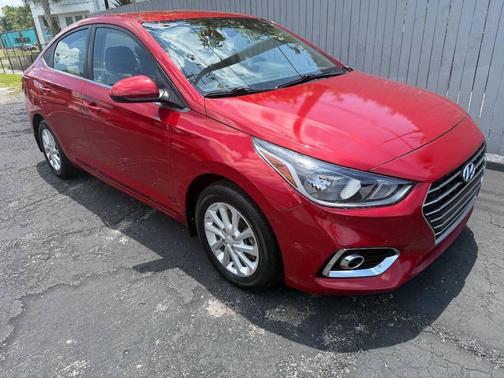 Red 2020 Hyundai Accent SEL
