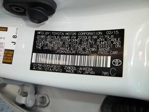 2015 Toyota Prius Two