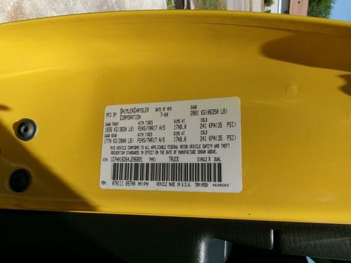 Special Paint 2004 Dodge Ram 1500 2dr Reg Cab