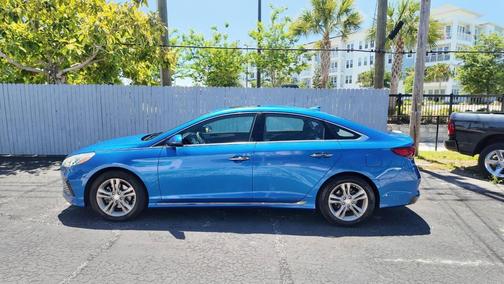 Blue 2018 Hyundai SONATA Sport