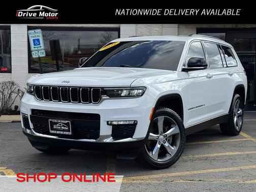 Bright White Clearcoat 2021 Jeep Grand Cherokee L Limited
