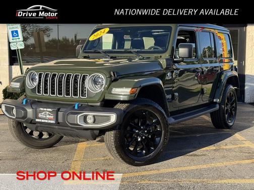 Sarge Green Clearcoat 2024 Jeep Wrangler 4xe Sahara