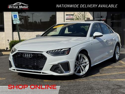Glacier White Metallic 2022 Audi A4 45 S line Premium Plus