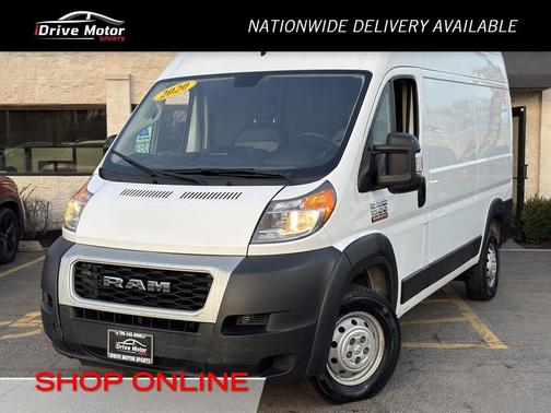 Bright White Clearcoat 2020 RAM ProMaster 1500 Base