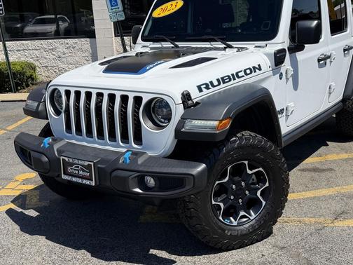 Bright White Clearcoat 2023 Jeep Wrangler 4xe Rubicon