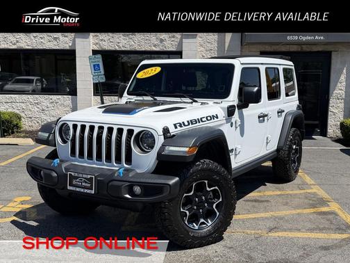 Bright White Clearcoat 2023 Jeep Wrangler 4xe Rubicon