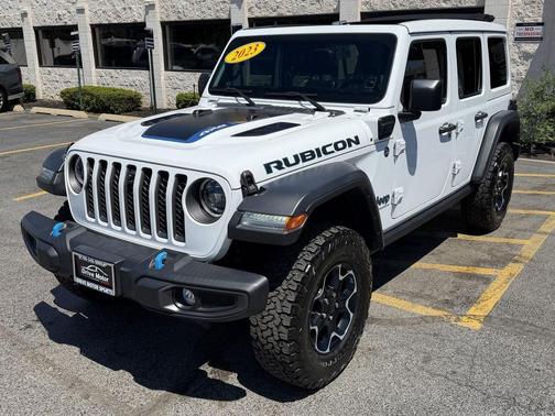 Bright White Clearcoat 2023 Jeep Wrangler 4xe Rubicon