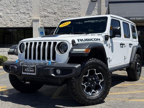 Bright White Clearcoat 2023 Jeep Wrangler 4xe Rubicon