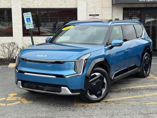 Ocean Blue 2024 Kia EV9 Land