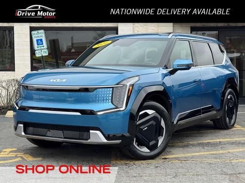 Ocean Blue 2024 Kia EV9 Land