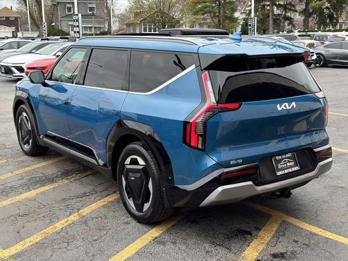 Ocean Blue 2024 Kia EV9 Land
