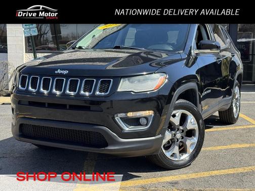 Diamond Black Crystal Pearlcoat 2019 Jeep Compass Limited
