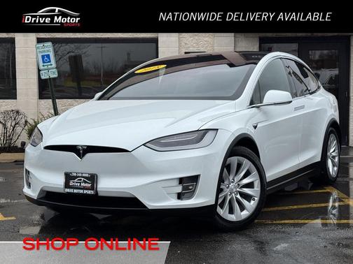 Pearl White Multi-Coat 2018 Tesla Model X 75D