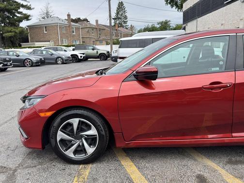 Molten Lava Pearl 2020 Honda Civic LX