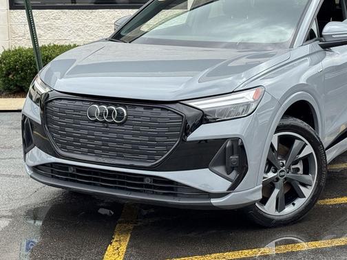 Pebble Gray 2024 Audi Q4 e-tron Premium 50 quattro
