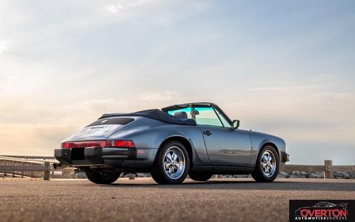 Blue 1984 Porsche 911 Cabriolet