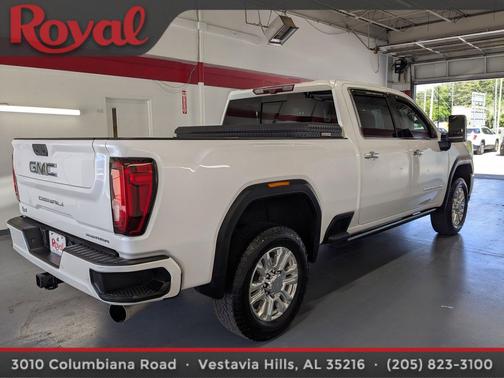 White Frost Tricoat 2022 GMC Sierra 3500 Denali