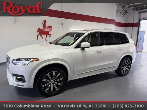 Crystal White Metallic 2023 Volvo XC90 B6 Plus 6-Seater