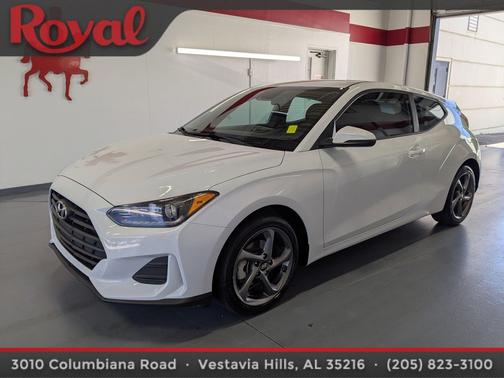 Chalk White 2019 Hyundai Veloster 2