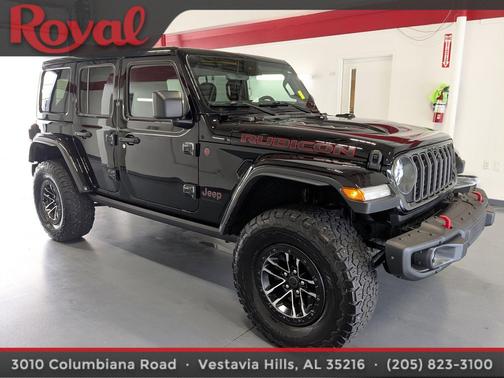 Black Clearcoat 2024 Jeep Wrangler Rubicon
