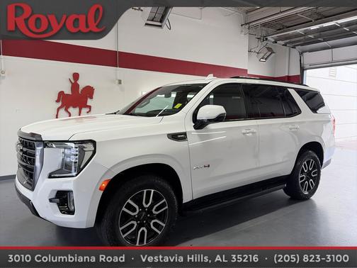 Summit White 2024 GMC Yukon 4WD AT4