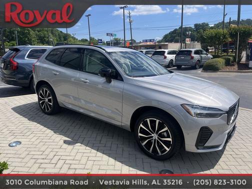 Silver Dawn Metallic 2023 Volvo XC60 B5 Plus Dark Theme