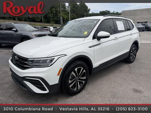 Pure White 2023 Volkswagen Tiguan 2.0T S