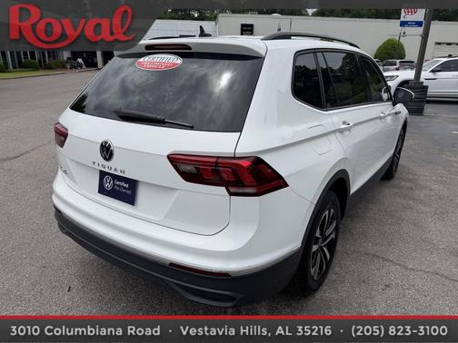 Pure White 2023 Volkswagen Tiguan 2.0T S