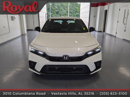 Platinum White Pearl 2024 Honda Civic Sport