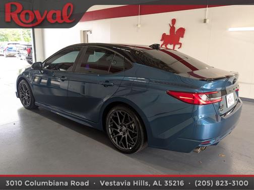 Midnight Black Metallic 2025 Toyota Camry XSE