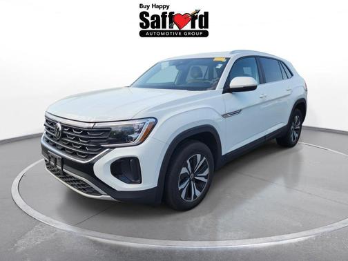 Pure White 2024 Volkswagen Atlas Cross Sport 2.0T SE