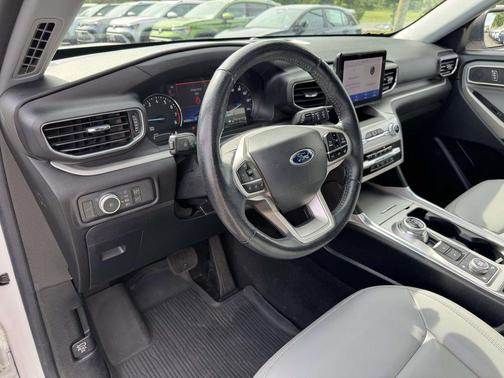 STAR WHITE MET TRI-COAT 2021 Ford Explorer XLT