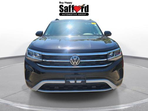 Deep Black Pearl 2022 Volkswagen Atlas 2.0T SE w/Technology 4MOTION