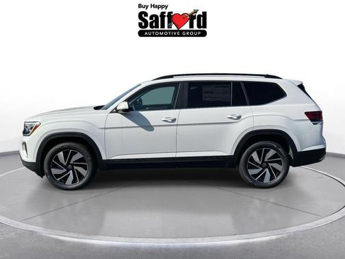 Pure White 2025 Volkswagen Atlas 2.0T SE w/Technology 4MOTION