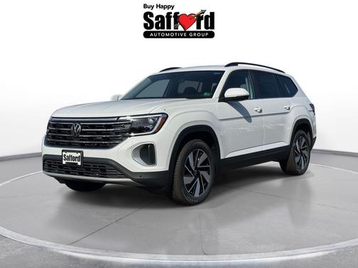 Pure White 2025 Volkswagen Atlas 2.0T SE w/Technology 4MOTION