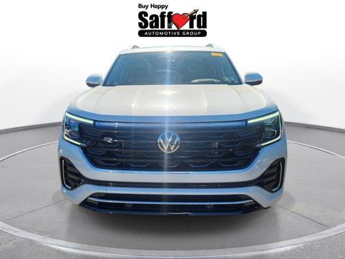 Opal White 2025 Volkswagen Atlas 2.0T SEL Premium R-Line 4MOTION