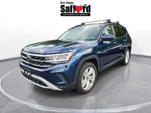 Tourmaline Blue Metallic 2023 Volkswagen Atlas 3.6L SE w/Technology