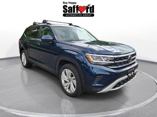 Tourmaline Blue Metallic 2023 Volkswagen Atlas 3.6L SE w/Technology