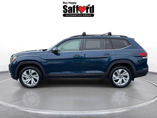 Tourmaline Blue Metallic 2023 Volkswagen Atlas 3.6L SE w/Technology