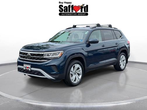 Tourmaline Blue Metallic 2023 Volkswagen Atlas 3.6L SE w/Technology