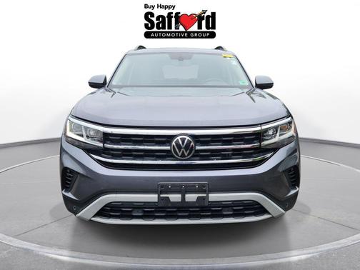 Platinum Gray Metallic 2021 Volkswagen Atlas 3.6L SE w/Technology
